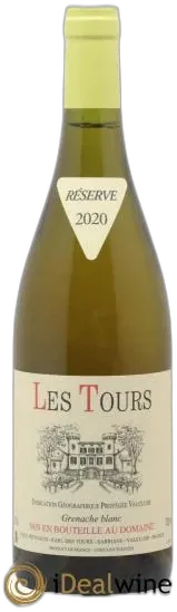 image du vin Les Tours Grenache Blanc