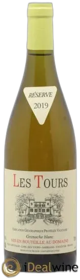 image du vin Les Tours Grenache Blanc