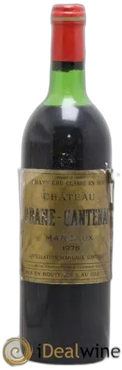 photo du vin Château Brane Cantenac 2ème Grand Cru Classé