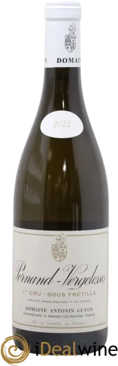 image du vin Pernand-Vergelesses 1er Cru Sous Frétille Antonin Guyon