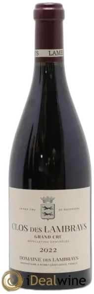 photo du vin Clos des Lambrays Grand Cru Domaine des Lambrays