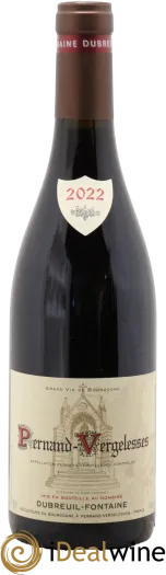 photo du vin Pernand-Vergelesses Domaine Dubreuil Fontaine