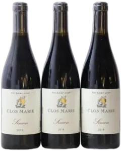 illustration du vin Pic Saint-Loup Clos Marie Cuvée Simon Christophe Peyrus et Françoise Julien