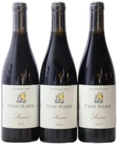 illustration du vin Pic Saint-Loup Clos Marie Cuvée Simon Christophe Peyrus et Françoise Julien