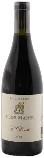image du vin Pic Saint-Loup Clos Marie Olivette Christophe Peyrus et Françoise Julien