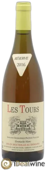 photo du vin les Tours Grenache Blanc Emmanuel Reynaud