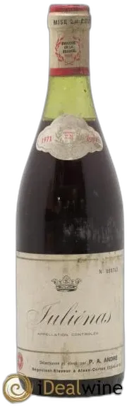 photos du vin Juliénas Pierre André