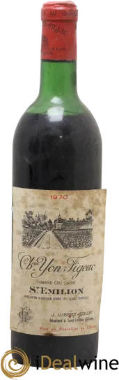 vue du vin Château Yon Figeac Grand Cru Classé