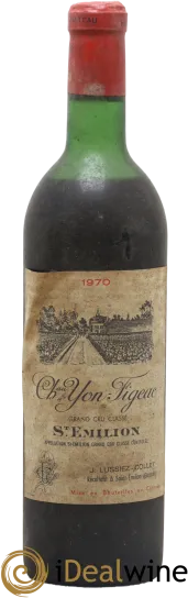 vue du vin Château Yon Figeac Grand Cru Classé