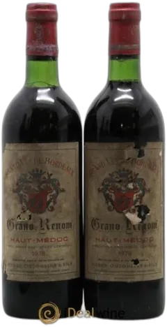 image du vin Haut Médoc Grano Renom Pierre Ouzoulias