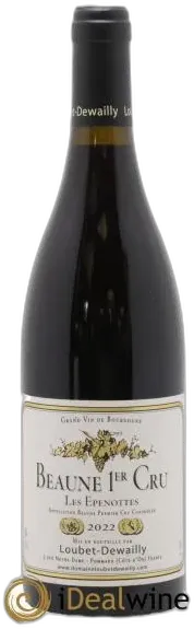 photo du vin Beaune 1er Cru les Epenottes Loubet-Dewailly