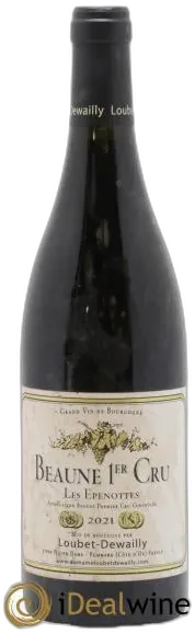 photo du vin Beaune 1er Cru les Epenottes Loubet-Dewailly