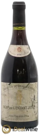 image du vin Beaune 1er Cru Grèves Vigne de L&Apos;Enfant Jésus Bouchard Père & Fils