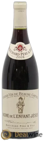 image du vin Beaune 1er Cru Grèves Vigne de L&Apos;Enfant Jésus Bouchard Père & Fils