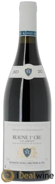 photo du vin Beaune 1er Cru les Grèves Maillard et Fils
