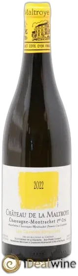image du vin Château de la Maltroye "Morgeot Vigne Blanche" Chassagne-Montrachet 1er Cru Blanc