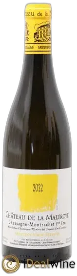 image du vin Château de la Maltroye "Morgeot Vigne Blanche" Chassagne-Montrachet 1er Cru Blanc
