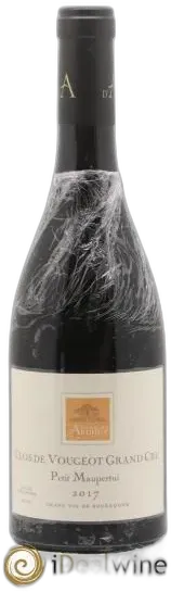 photo du vin Clos de Vougeot Grand Cru le Petit Maupertuis Domaine D&Apos;Ardhuy