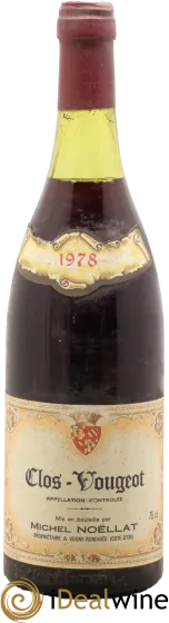 photo du vin Clos de Vougeot Michel Noëllat et Fils