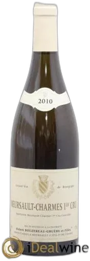 photo du vin Meursault 1er Cru Charmes Hubert Bouzereau Gruere et Filles