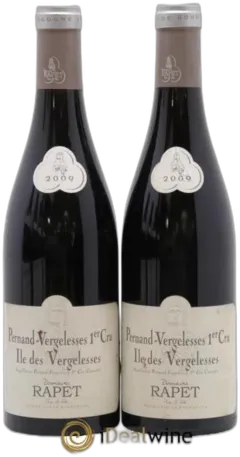 illustration du vin Pernand-Vergelesses 1er Cru Ile de Vergelesses Rapet Père & Fils