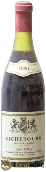 image du vin Richebourg Grand Cru Jean Gros