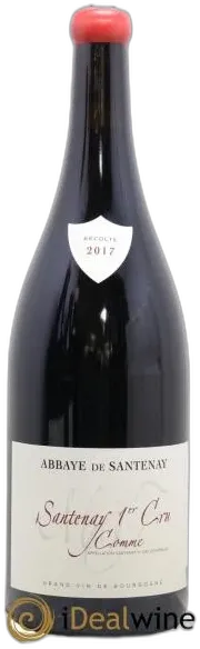 photo du vin Santenay 1er Cru Comme Abbaye de Santenay