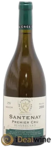 photo du vin Santenay 1er Cru Beauregard Château de la Crée