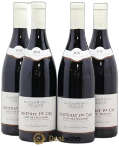 illustration du vin Santenay 1er Cru Clos des Mouches Françoise et Denis Clair