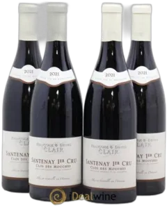 illustration du vin Santenay 1er Cru Clos des Mouches Françoise et Denis Clair