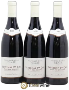 illustration du vin Santenay 1er Cru Clos des Mouches Françoise et Denis Clair
