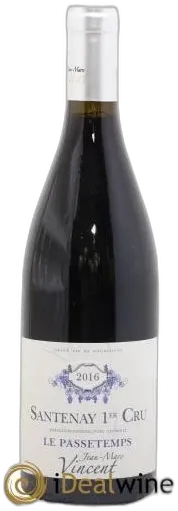 image du vin Santenay Aoc 1er Cru Rouge les Gravières Jean-Marc Vincent 2022