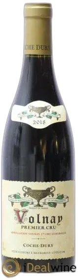 photo du vin Volnay 1er Cru Coche Dury