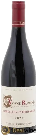 image du vin Berthaut Gerbet Vosne Romanée 1er Cru "les Suchots" 2021