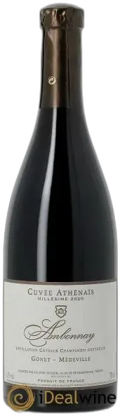photos du vin Gonet-Medeville Côteaux Champenois Ambonnay "Athenaïs" 2019