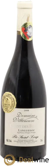 photo du vin Pic Saint-Loup Chant des Roches Domaine de Villeneuve Anne Lise Fraisse