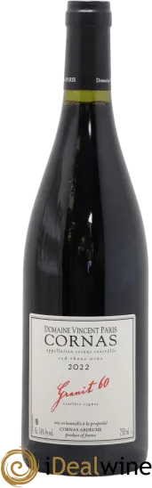 illustration du vin Cornas la Geynale Vincent Paris
