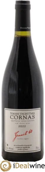 illustration du vin Cornas la Geynale Vincent Paris