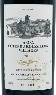 vue du vin Dom Brial