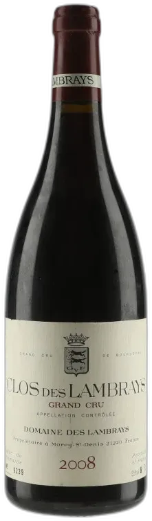 photo du vin Clos des Lambrays Grand Cru 2008