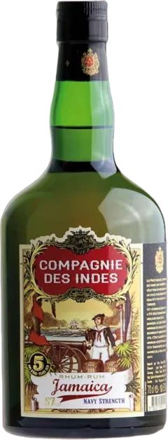 aperçu du vin Compagnie des Indes Vieux Jamaïca 5 Ans Navy Strength Etui