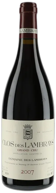photo du vin Clos des Lambrays Grand Cru 2007