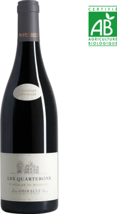 image du vin Domaine Amirault les Quarterons Saint-Nicolas-de-Bourgueil Rouge 2023