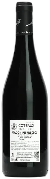 photo du vin Mâcon Pierreclos Rouge Coteaux des Margots