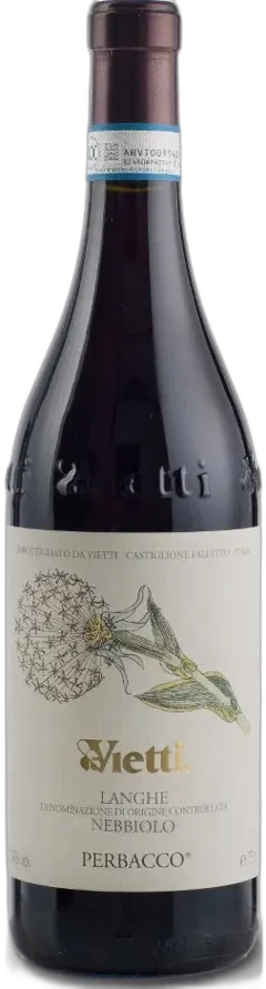 vue du vin Langhe Doc Nebbiolo Perbacco Vietti 2023