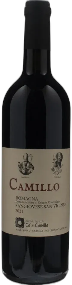 image du vin Romagna Doc Sangiovese San Vicino Camillo ca' di Camilla