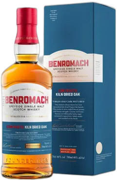 capture du vin Benromach Virgin Kiln Dried Oak Del Benromach Distillery