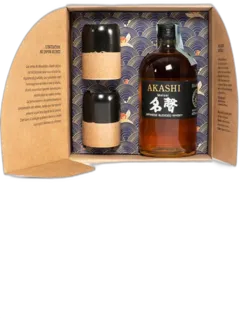 image du vin Akashi Meïsei Special Pack Con 2 Verres "Japanese Style" Akashi White Oak Distillery