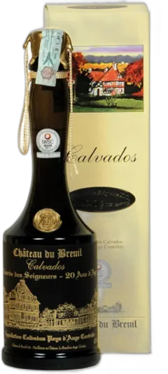 photo du vin Calvados Pays d'Auge Aoc Réserve de Seigneurs xo 20 Ans d'Age Château du Breuil