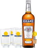 image du vin Pack Ricard 6 Verres Allonge Lehanneur Ricard Nouveau Logo Bec Verseur